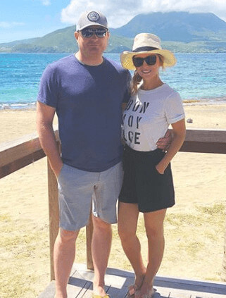 vacation time with her husband